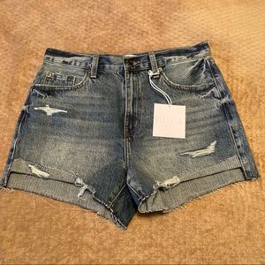 Pistola High Rise Jean Denim Shorts size 26